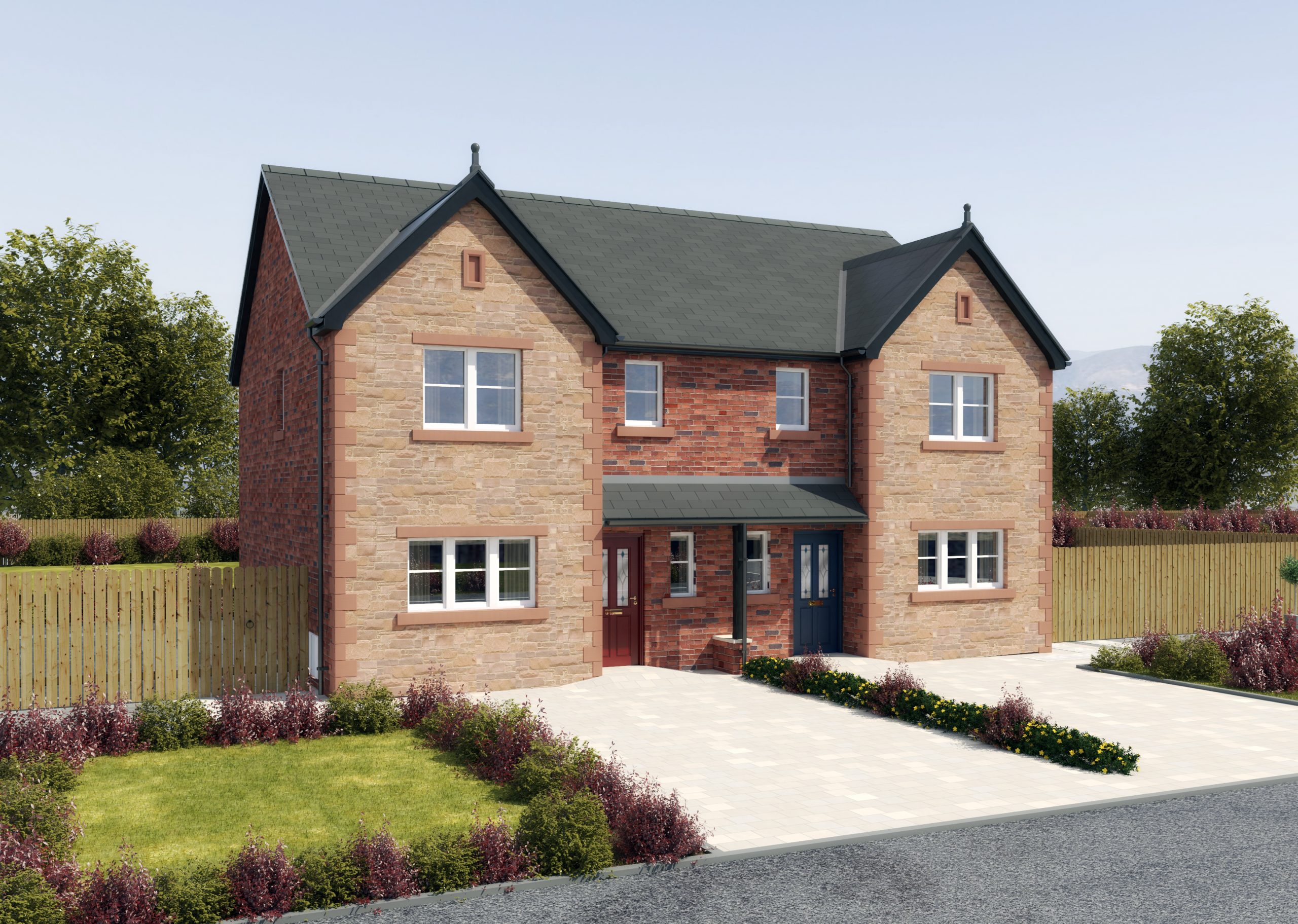 3 Bedroom Semi detached House With Extensive Rear Garden And Driveway Parking Plot 13 Magnus dba-homes-morville-update